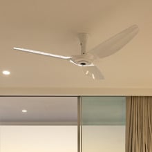 Haiku 152cm DC White Low Profile Smart Ceiling Fan with Remote Control